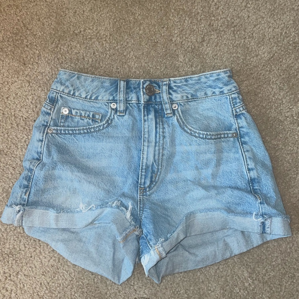 Garage denim "mom shorts"